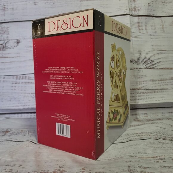 PS Design Musical Ferris Wheel Music Box Spins Plays Waltz of The Flowers - NEW - Picture 3 of 6